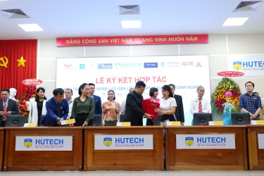 Ký kết thỏa thuận hợp tác Hutech Khu công nghiệp Hiệp Phước 4